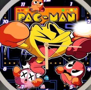 Pack man led wall clock